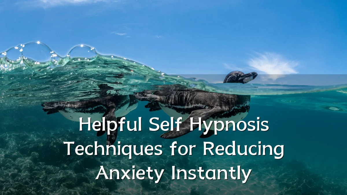 Helpful Self Hypnosis Techniques for Reducing Anxiety Instantly