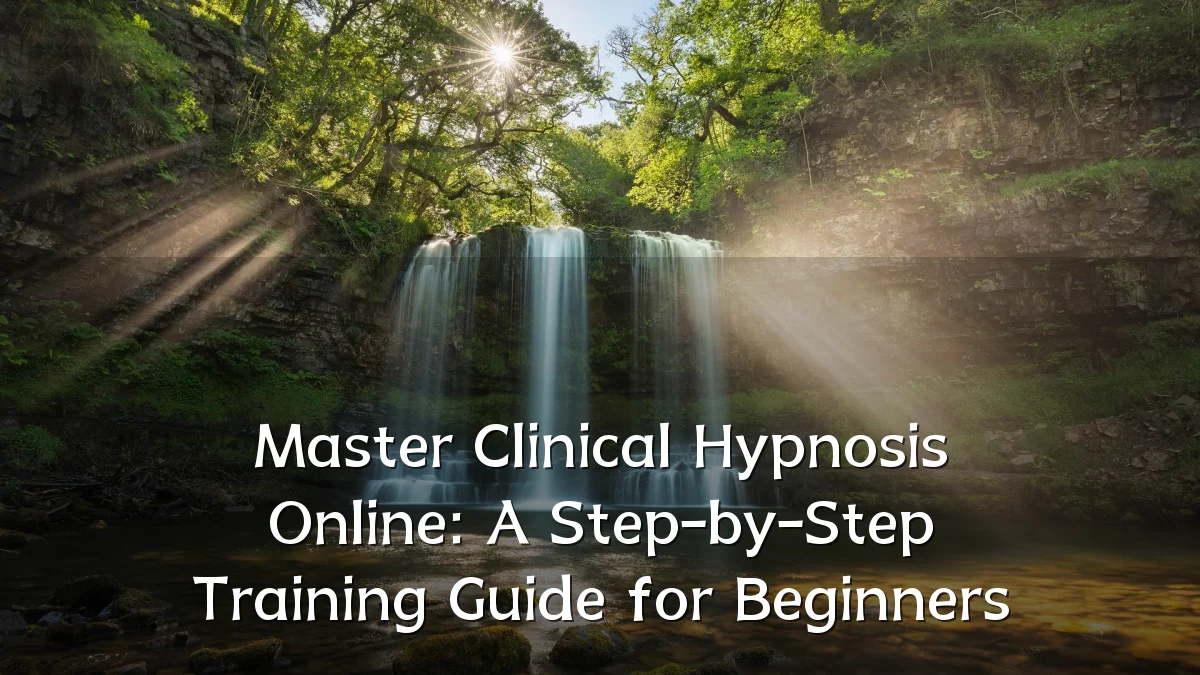 Master Clinical Hypnosis Online: A Step-by-Step Training Guide for Beginners