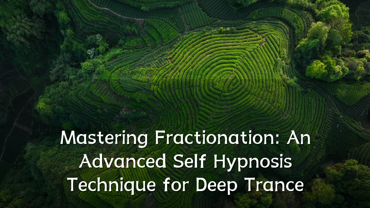 Mastering Fractionation: An Advanced Self Hypnosis Technique for Deep Trance