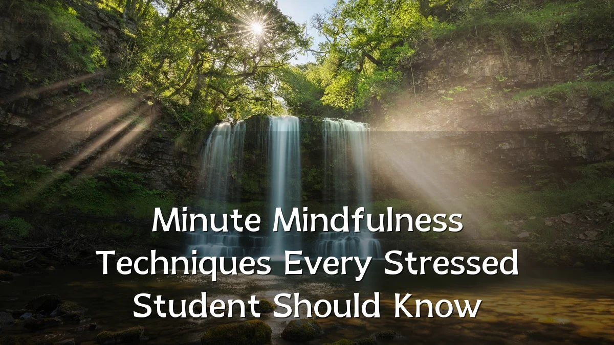 Minute Mindfulness Techniques Every Stressed Student Should Know