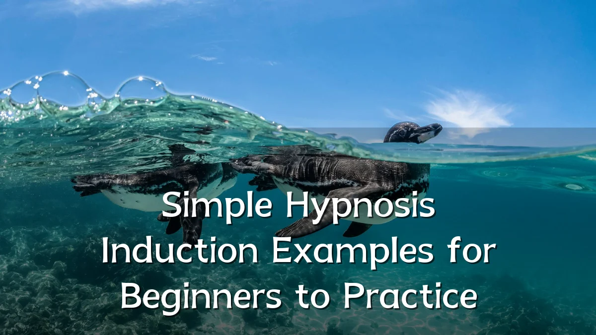 Simple Hypnosis Induction Examples for Beginners to Practice
