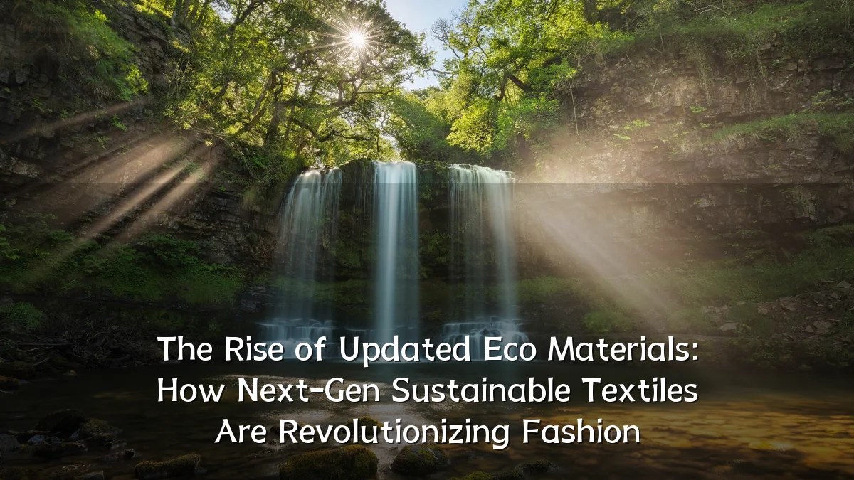 The Rise of Updated Eco Materials: How Next-Gen Sustainable Textiles Are Revolutionizing Fashion