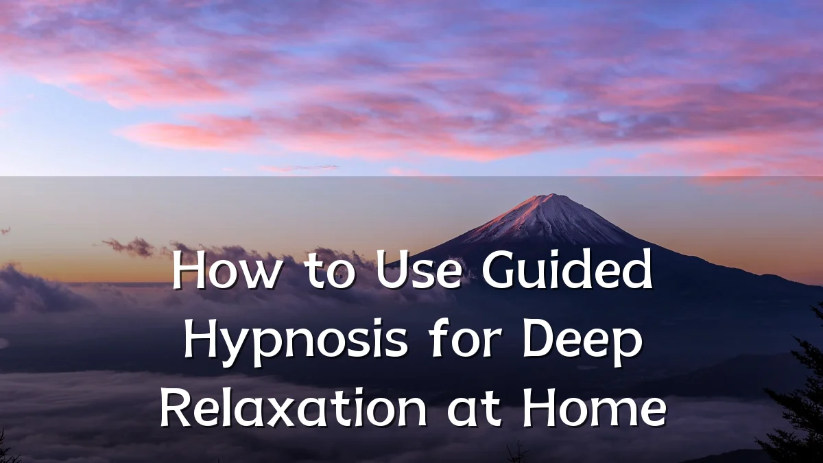 How to Use Guided Hypnosis for Deep Relaxation at Home