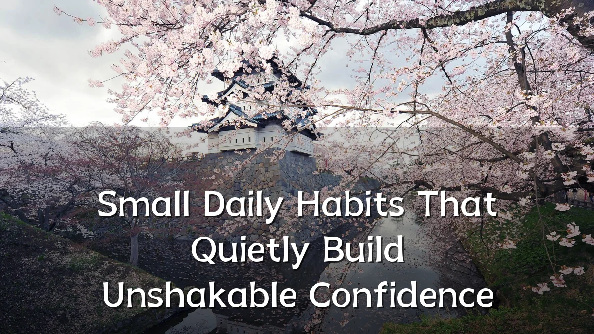 Small Daily Habits That Quietly Build Unshakable Confidence